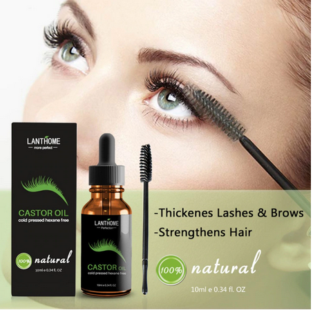 Image of Dual-use Eyebrow Eyelash Growth Liquid Serum Enhancer Eye Lash Growth Essential Oil Powerful Natural Makeup