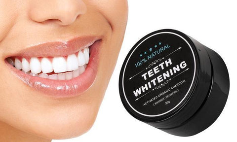 Image of Natural activated charcoal teeth whitening